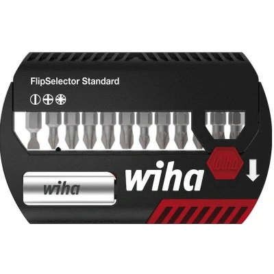 Afbeelding van Wiha 39049 Bitset 13 delig Plat, Kruiskop Phillips, Pozidriv