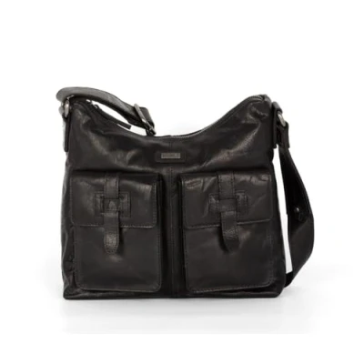 Afbeelding van Spikes &amp; Sparrow Bronco schoudertas black