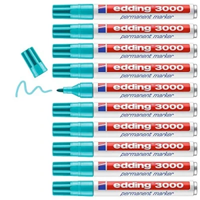 Afbeelding van Viltstift edding 3000 rond 1.5 3mm turquoise