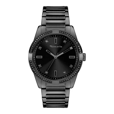 Afbeelding van Tamaris Armban Horloge, Dames, Maat: One Size, Schwarz