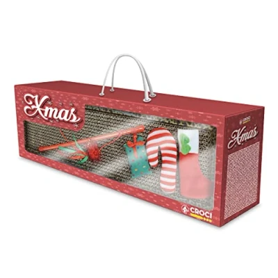 Afbeelding van Croci xmas funny kit kat 50x13x9,5 cm