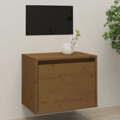 Afbeelding van Wandkast 45x30x35 cm massief grenenhout honingbruin