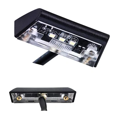 Afbeelding van Mini universele led kentekenplaatlamp, 12 V, zwart