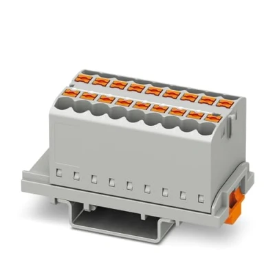 Afbeelding van Phoenix Contact PTFIX 18X2,5 NS35 GY 3273044 Verdeelblok 0.14 mm² 2.50 Grijs 8 stuk(s)