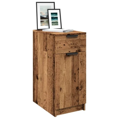 Afbeelding van vidaXL Bureau 33x50x75 cm bewerkt hout oud houtkleurig