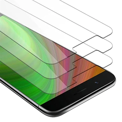 Afbeelding van Cadorabo 3x Screenprotector geschikt voor OnePlus 5 Beschermende Pantser Film in KRISTALHELDER Getemperd (Tempered) Display beschermend glas 9H hardheid met 3D Touch