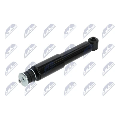 Afbeelding van NTY A VW 019 schokdemper Vooras links, rechts Gasdruk Dubbelpijp Telescoop Pen bovenaan, Oog onderaan