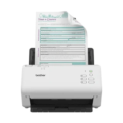 Image de Brother ADS 4300N Scanner de documents CIS Double Recto verso A4 600 dpi x jusqu&#039;à 40 ppm (mono) / (couleur) Chargeur automatique (80 feuilles) 6000 pages par jour USB 3.0 Gigabit LAN