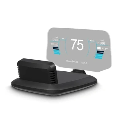 Afbeelding van AMROOLOO Dubbele auto head up display systeem, meerdere functies display, GPS snelheidsmeter, OBD dashboard, met promptfuncties