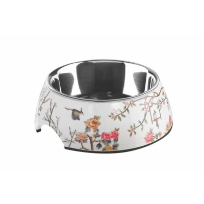 Afbeelding van HUNTER Mogami Melamine voerbak, wit/meerkleurig, maat M, 700 ml