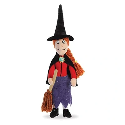 Afbeelding van Stap maar op mijn bezemsteel Heks knuffel 40 cm Pluche Room on the Broom