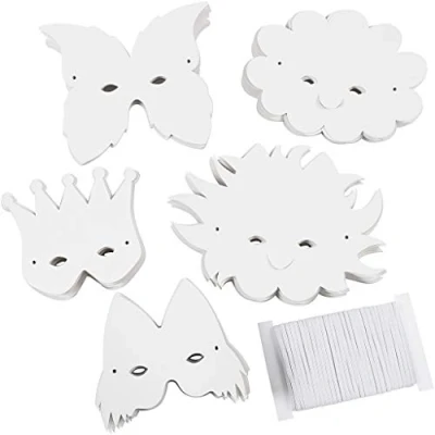 Afbeelding van Maskers, h: 15 20 cm, 100 assorti