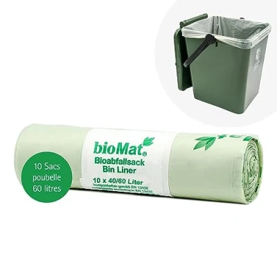 Afbeelding van BioMat Compostable Waste Bag 40 60 liter 10 stuks