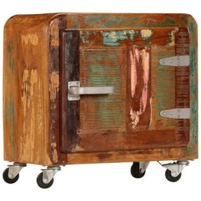 Afbeelding van Nachtkastje 50x30x50 cm massief gerecycled hout