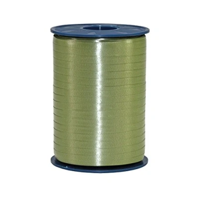 Afbeelding van C.E. Pattberg AMERICA Cadeaulint, olijfgroen (groen), 250 m bolduc voor verpakking, breedte 10 mm, decoratieve accessoires &amp; DIY, decoratielint geschenken, elke gelegenheid