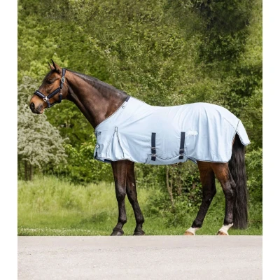 Afbeelding van Waldhausen Vliegendeken Protect Lichtblauw/Donkerblauw 135/185