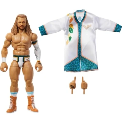 Afbeelding van Mattel WWE Elite Collection Tyler Bate verzamelfiguur serie 115 beweegbaar figuur met verwisselbare handen speelgoed voor kinderen 8 jaar JCJ02