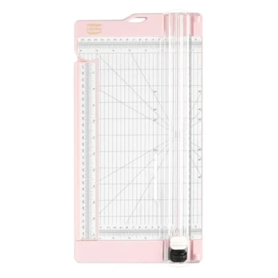 Image de Vaessen Creative Massicot et Plaque de Rainurage, 15,2 x 30,5 cm, pour Scrapbooking, Création Cartes Autres Loisirs Créatifs en Papier, Rose
