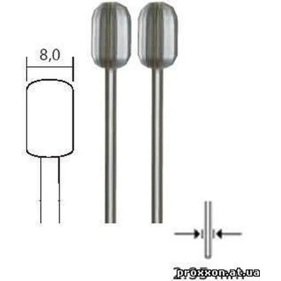Afbeelding van Proxxon Micromot 28 726 Freesstift Vanadium staal Cilinder 8 mm Schachtdiameter 2.35