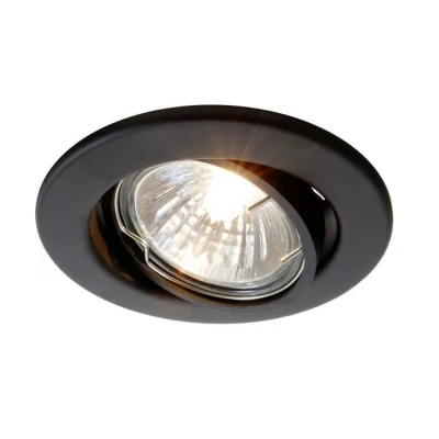 Afbeelding van Inbouwspot GU10 zonder lichtbron, zwart