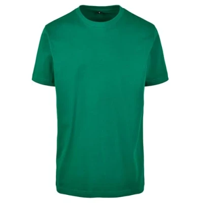 Image de Build Your Brand T shirt à col rond pour homme, Vert (Forest Green), XL