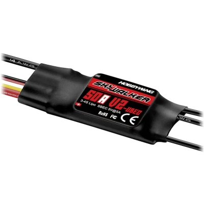 Afbeelding van Hobbywing Skywalker V2 50A 3 4s, 5A BEC