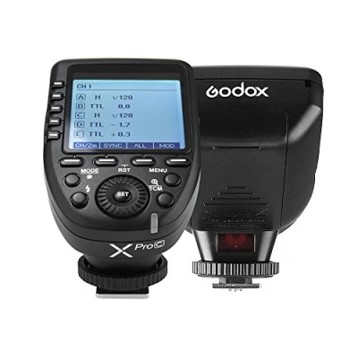 Afbeelding van GODOX Xpro C 2.4G E TTL II flitstrigger draadloze flitsontspanner, x systeem, 32 kanalen, 16 groepen, ondersteunt Autoflash 1/8000s HSS compatibel met Canon EOS knipperende camera