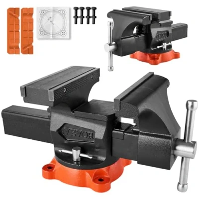 Image de VEVOR Étau Établi Polyvalent en Fonte Ductile 203 mm avec Base Pivotante 360