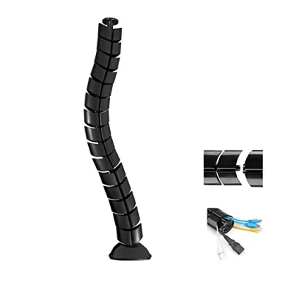 Image de Maclean MC 768 Cable Organizer management Câble pour bureau avec une longue régulation