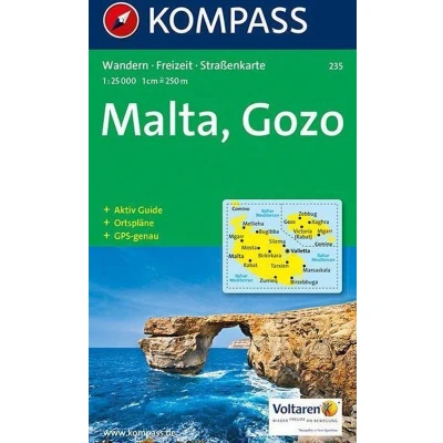 Afbeelding van Kompass WK235 Malta en Gozo