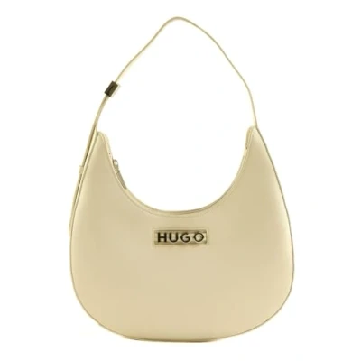 Afbeelding van HUGO Schoudertas Mel 2.0 Hobo Bag Cream White Crème