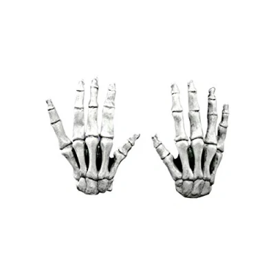 Afbeelding van &quot;Korte Skelet handschoenen voor volwassenen Halloween Verkleedattribuut One size&quot;