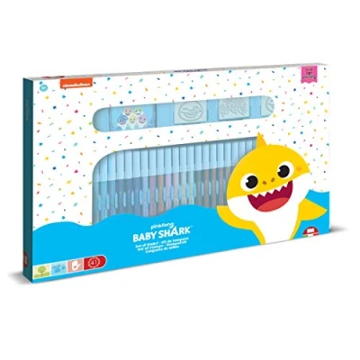 Afbeelding van Baby Shark Kleur Stempelset 41 delig