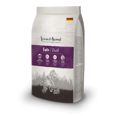 Afbeelding van 3x1,5kg Venandi Animal Duck Kattenvoer droog