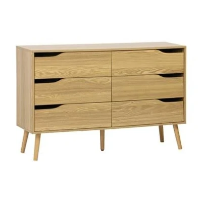 Afbeelding van sweeek Notenhouten ladekast, nepal, l 120 x d 40 h 80cm