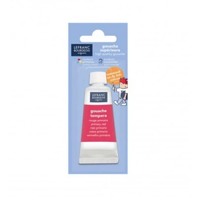 Image de Tube De Peinture Gouache 20 Ml Rouge Primaire Lefranc Bourgeois