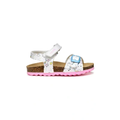 Afbeelding van Geox B Chalki sandalen voor babymeisjes, Wit.