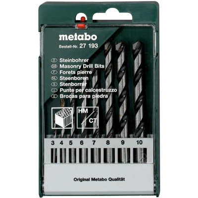 Afbeelding van Metabo 627193000 Steen spiraalboorset 8 delig 1 stuk(s)