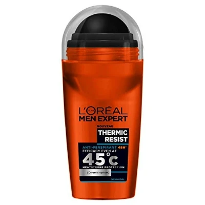 Afbeelding van 3x L&#039;Oréal Men Expert Deodorant Roller Thermic Resist 50 ml