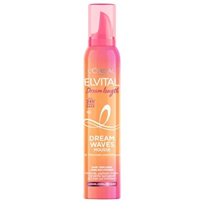 Afbeelding van L&#039;Oréal Paris Elvital Dream Waves 24 uur lang gegolfd schuim met vitaminen en ricinusolie, 200 ml