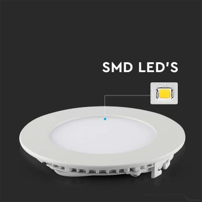 Afbeelding van V TAC VT 1807RD N Ronde LED Minipanelen Premium Serie IP20 Wit 18W 1400 Lumen 6400K
