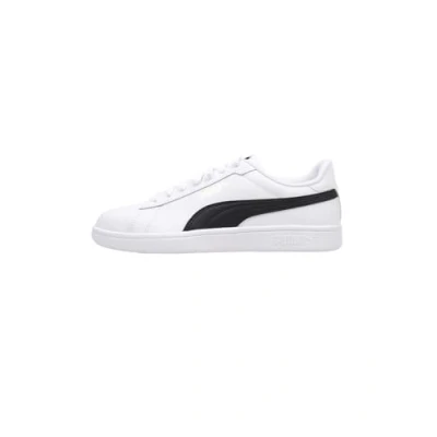 Afbeelding van Puma Smash 3.0 Unisex Sneakers laag White black gold, Maat: 40, gold Leer en imitatieleer