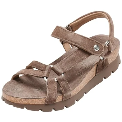 Afbeelding van Panama Jack Sally B7 Sandalen bruin Nubuck Dames Maat 40