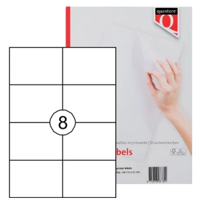 Afbeelding van Etiket Quantore 105x74mm 800stuks