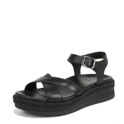 Afbeelding van Vionic MAR Sandalen, Dames, Maat: 36, Black leather Leer