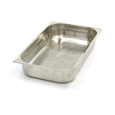 Afbeelding van Maxima Gastronorm Bak 1/1 GN 10 cm Diep RVS Geperforeerd Bakken
