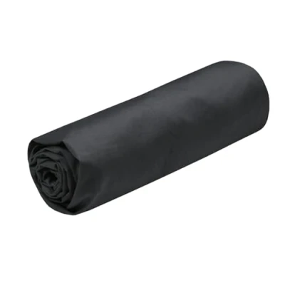 Afbeelding van Stof Textiles Hoeslaken Elysee 2 persoons 180 x 200 cm Antraciet premium kwaliteit percal katoen 30 matrasdikte