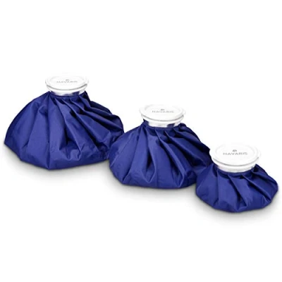 Afbeelding van Navaris hot &amp; cold bags IJs en warmwaterzak in één Geschikt als warmwaterkruik ice pack Set van 3 Blauw