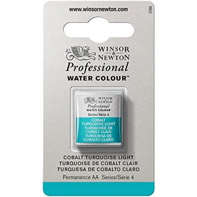 Afbeelding van Winsor &amp; Newton Professionele aquarelverf Aquarelverf, hoge helderheid, lichtecht, archiefkwaliteit, halve emmer, licht kobalt turquoise ROW