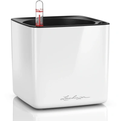 Afbeelding van Lechuza Cube Glossy 14 Wit hoogglans